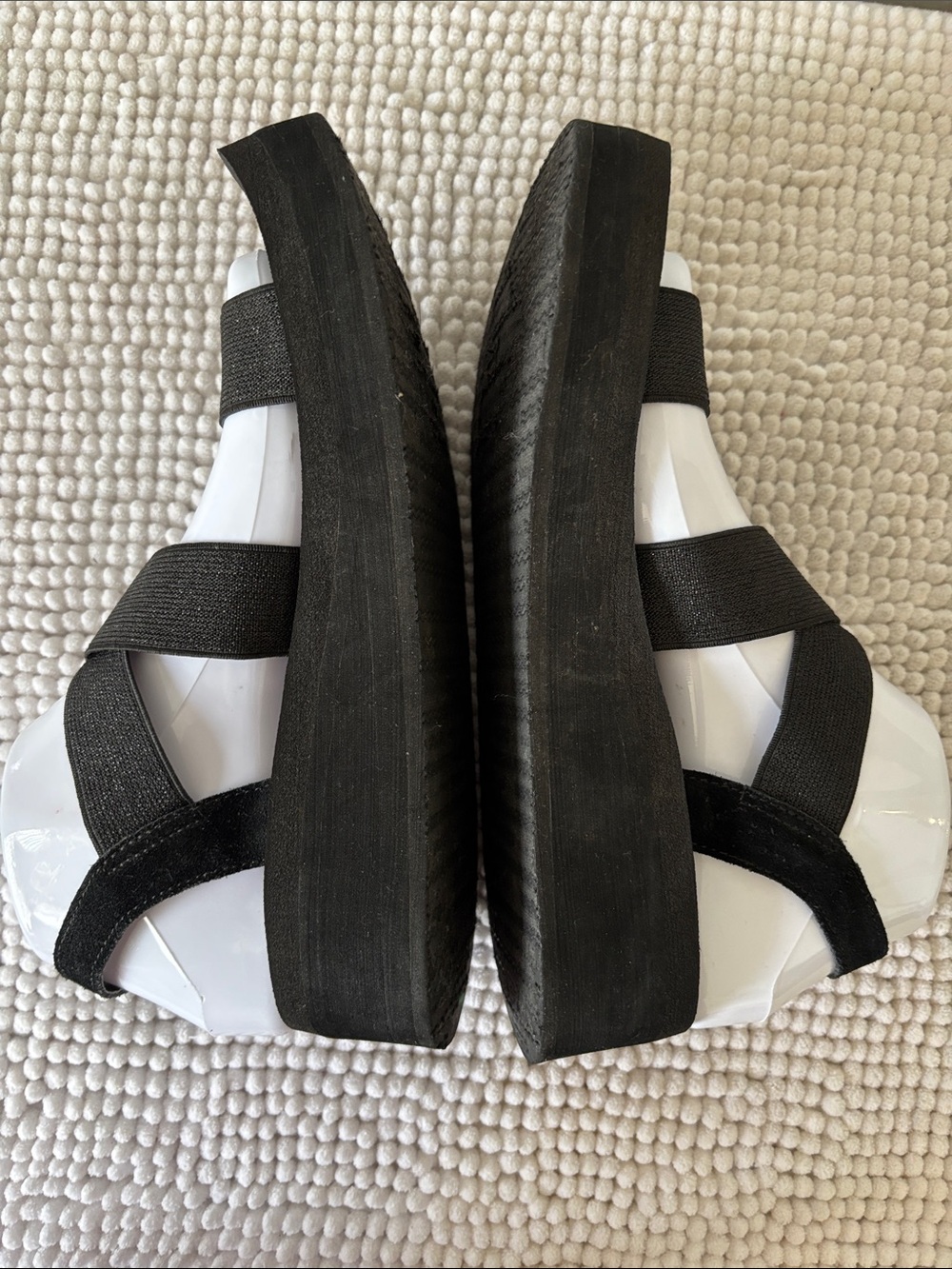 Yellow box Platform Elastic Strap Sandals - Picture 8 of 13